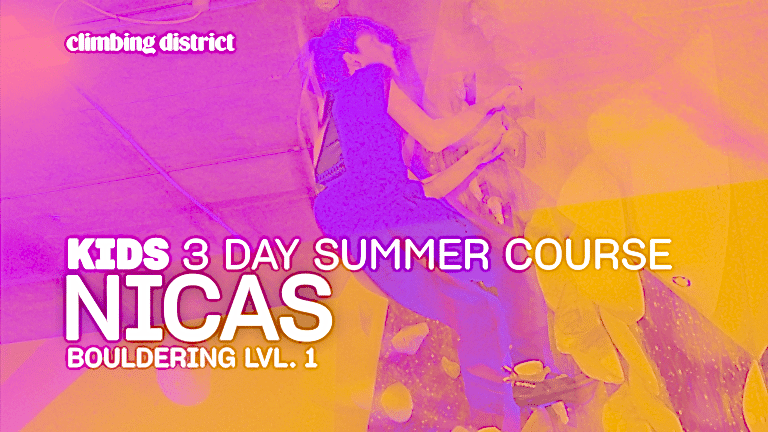 Kids NICAS Level 1 Bouldering This August 2026